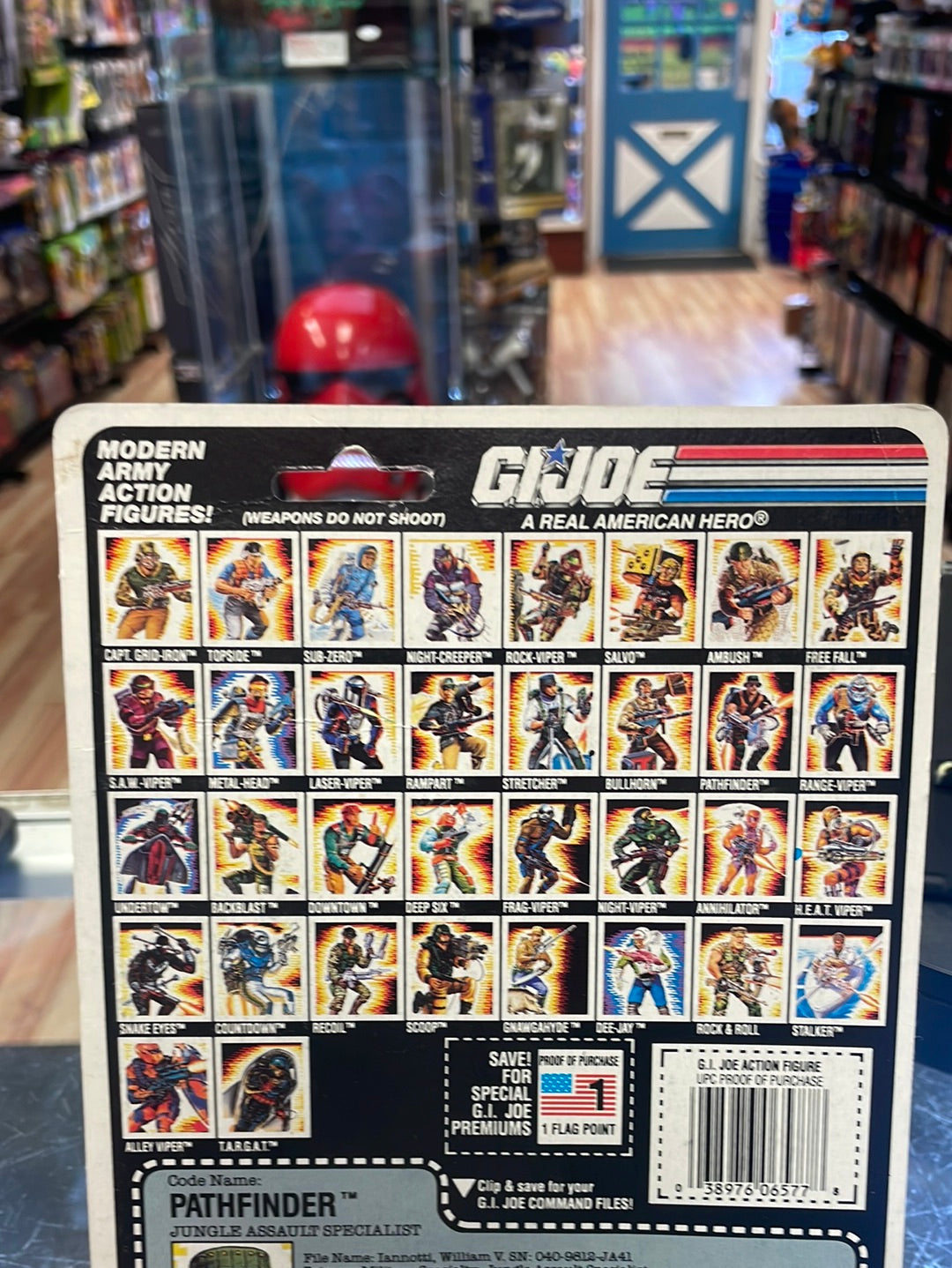 Pathfinder (Vintage GI Joe, Hasbro) Sealed product image 16, provided for visual reference and product detail review