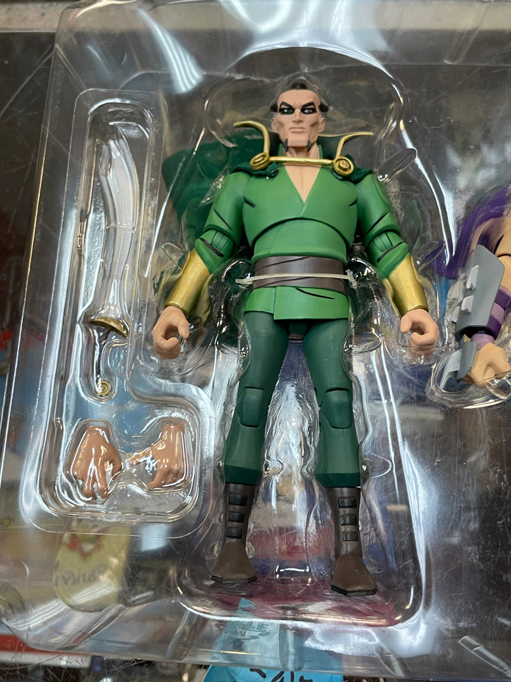 Ra’s Al Ghul & Shredder 2 Pack (Batman Vs Teenage Ninja Turtles, DC Collectibles) NEW/OPEN product image 4, provided for