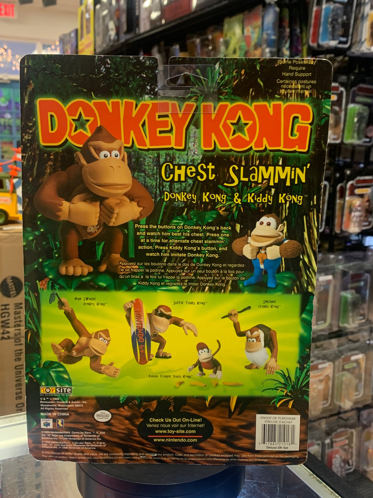 Chest Slammin’ Donkey kong & Kiddy Kong (Donkey Kong, Nintendo) product image 4, provided for visual reference and product