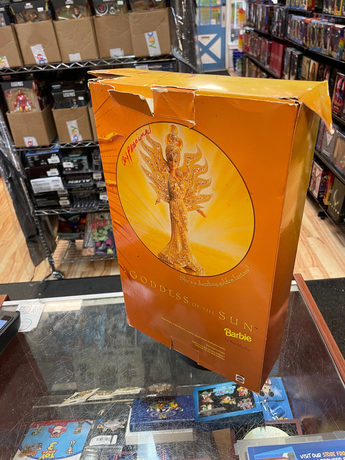 Goddess Of The Sun -ZZ- #14056 (Barbie, Mattel) **Sealed** product image 16, provided for visual reference and product