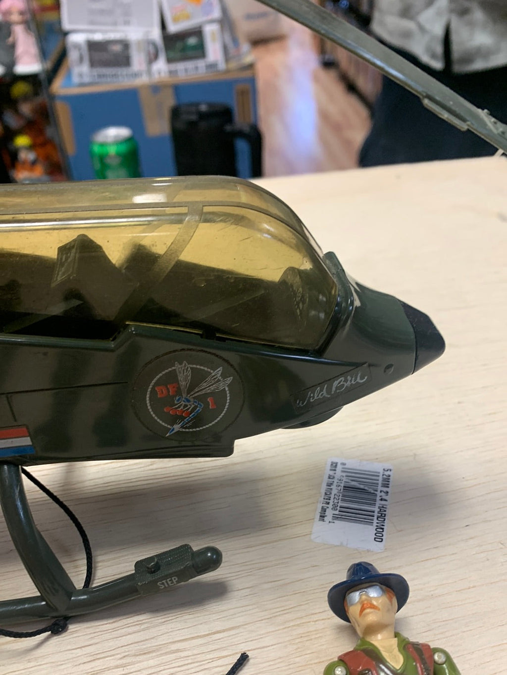 Dragonfly with WildBill 7731 (Vintage GI Joe, Hasbro) Complete product image 8, provided for visual reference and product