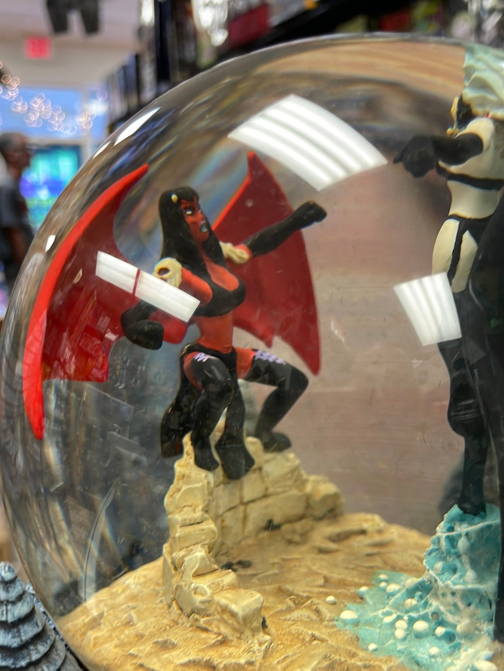 Lady Death vs Purgatori Musical Snow Globe (Chaos Comics, Lady Death) product image 4, provided for visual reference and