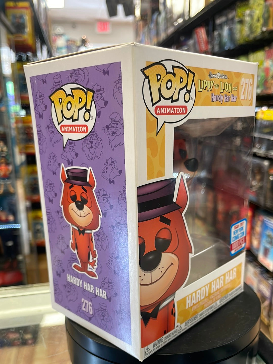 Hardy Har Har 276 NYCC 2017 (Funko Pop! Hanna Barbera) product image 5, provided for visual reference and product detail
