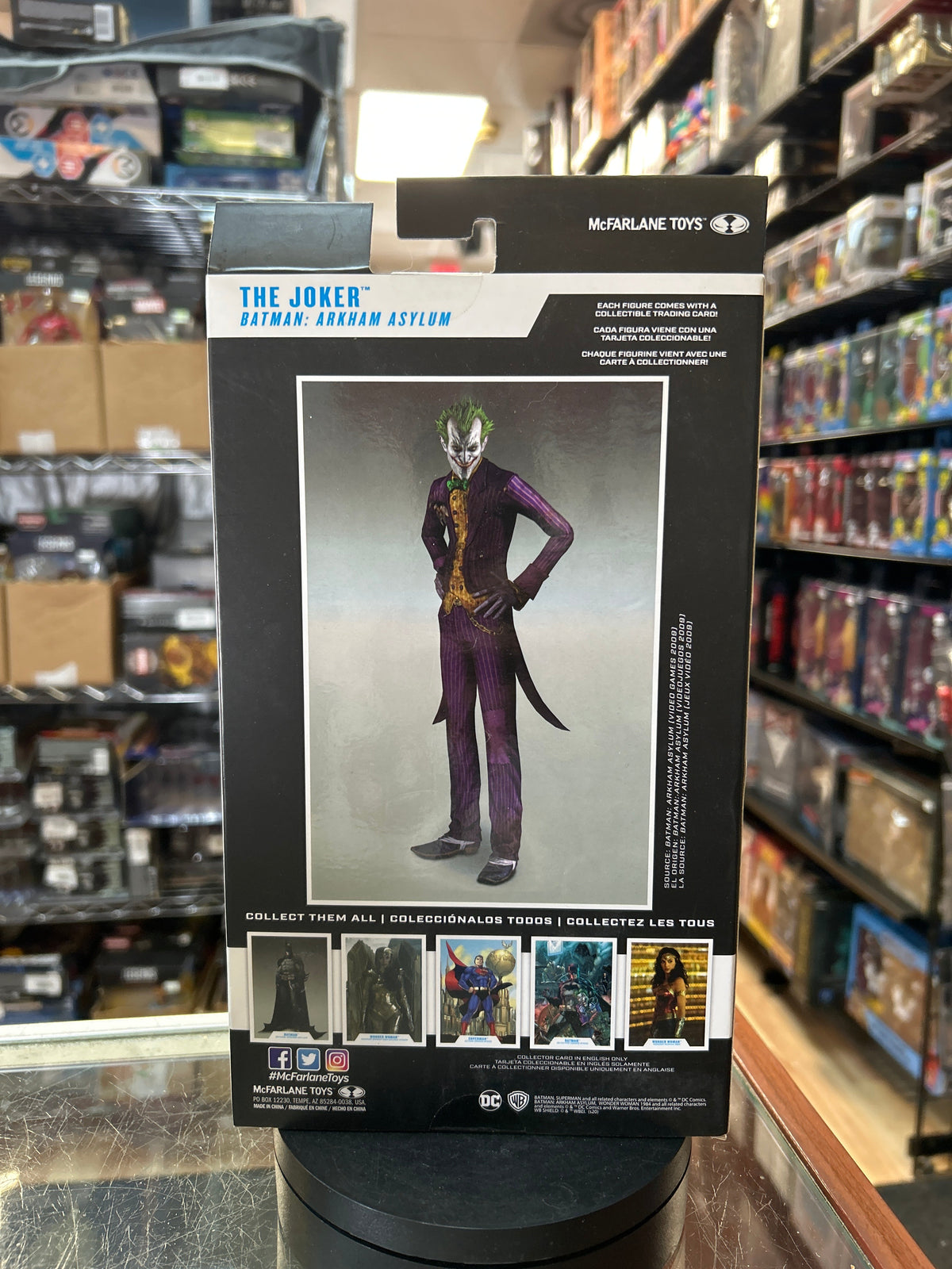 Arkham Asylum Joker (DC Multiverse, McFarlane) **SEALED** product image 4, provided for visual reference and product detail