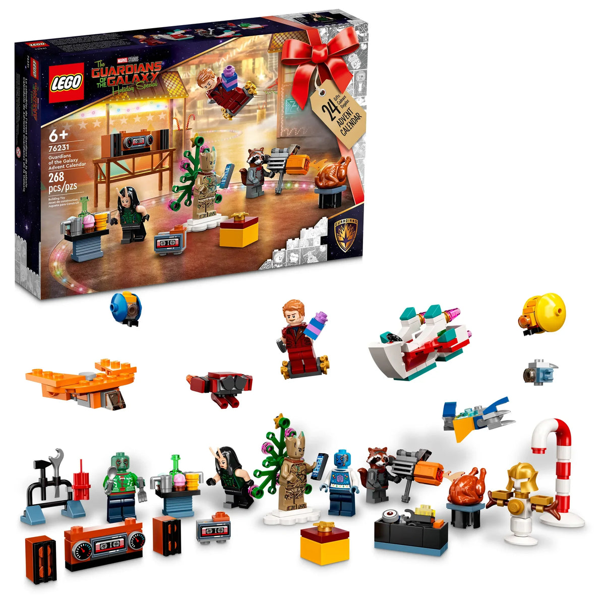 76231 Guardians of the Galaxy Advent Calendar (Retired) (New Sealed) product image 1, provided for visual reference and