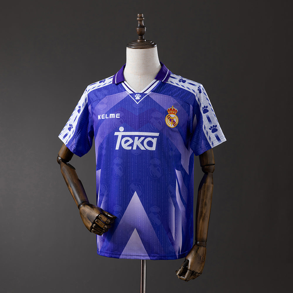 Real Madrid Jersey 1996-97 Away Retro Football Kit product image 1