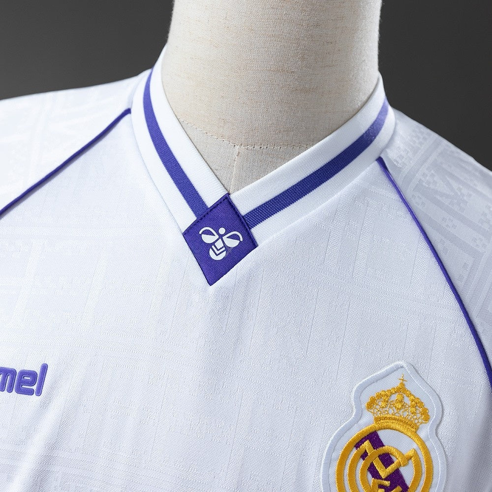 Real Madrid Jersey 1990-92 Home Retro Football Kit product image 7