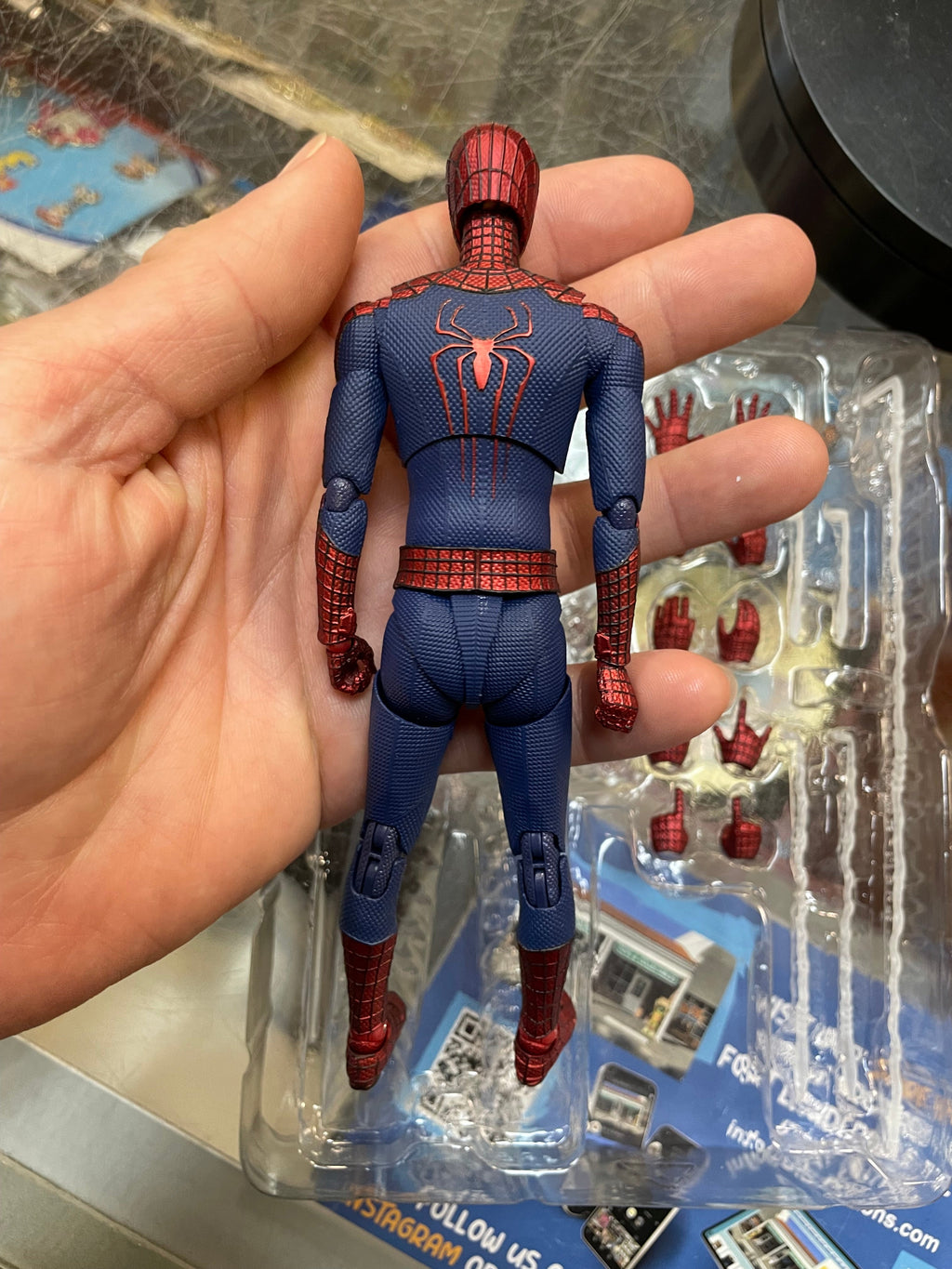 Andrew Garfield Spider-Man (Bandai Tamashii Nations, Marvel) COMPLETE product image 8, provided for visual reference and