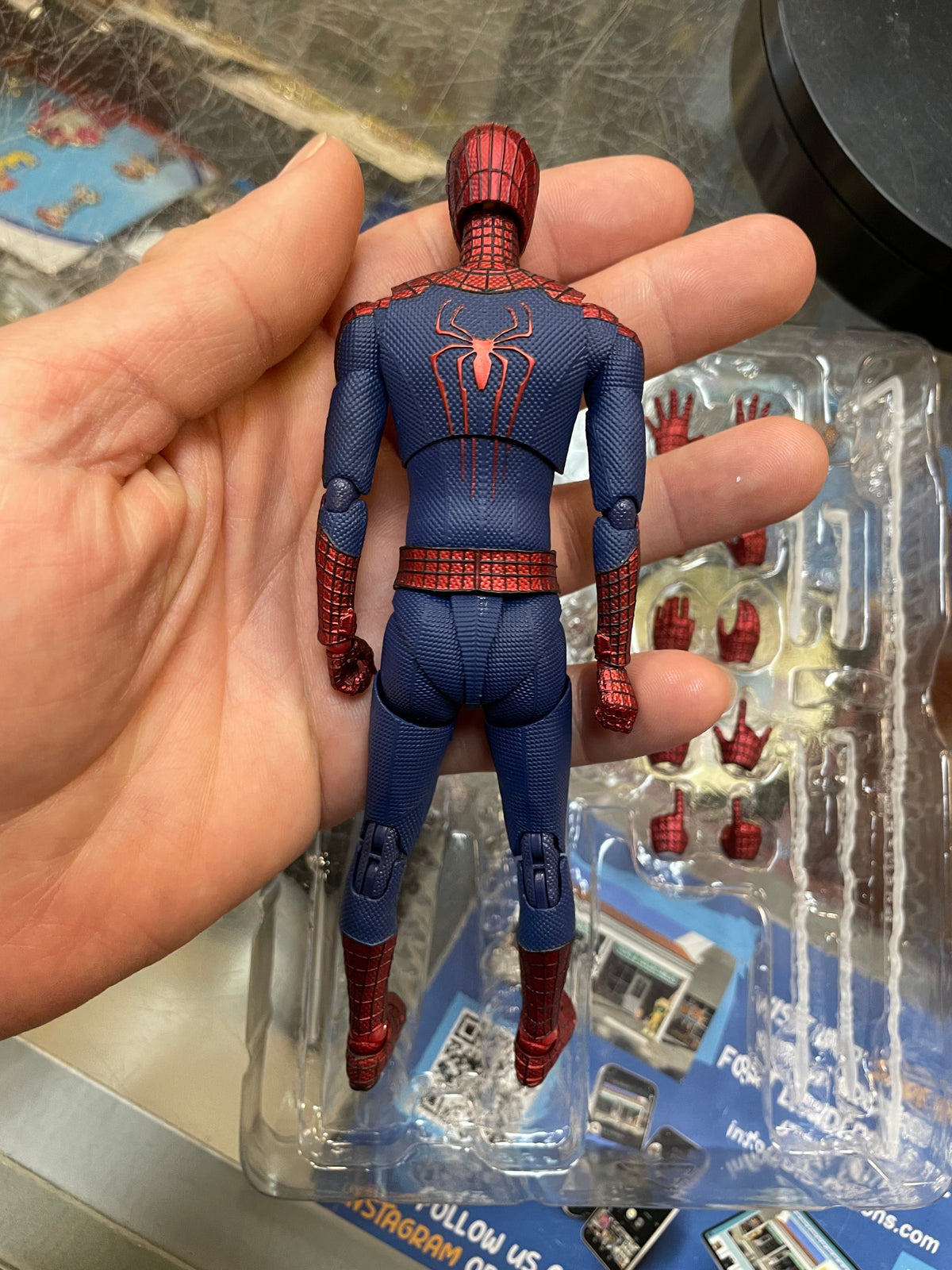 Andrew Garfield Spider-Man (Bandai Tamashii Nations, Marvel) COMPLETE product image 8, provided for visual reference and