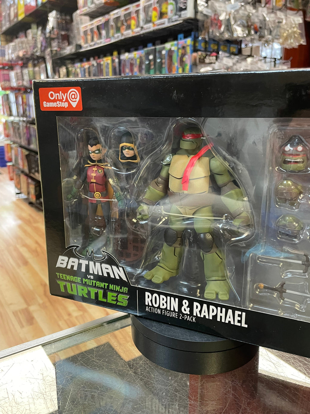 Robin & Raphael 2 Pack (Batman Vs Teenage Ninja Turtles, DC Collectibles) SEALED product image 10, provided for visual