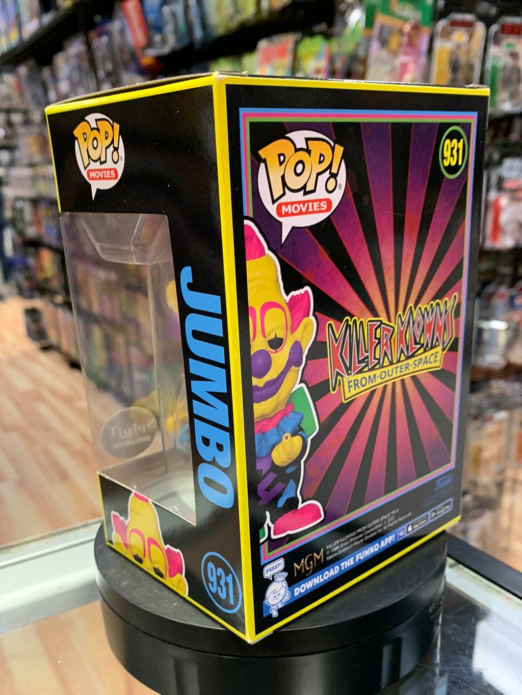 Jumbo Black Light #931 (Funko Pop! Killer Klowns from Outer Space) *Spirit Exclusive* product image 5, provided for visual