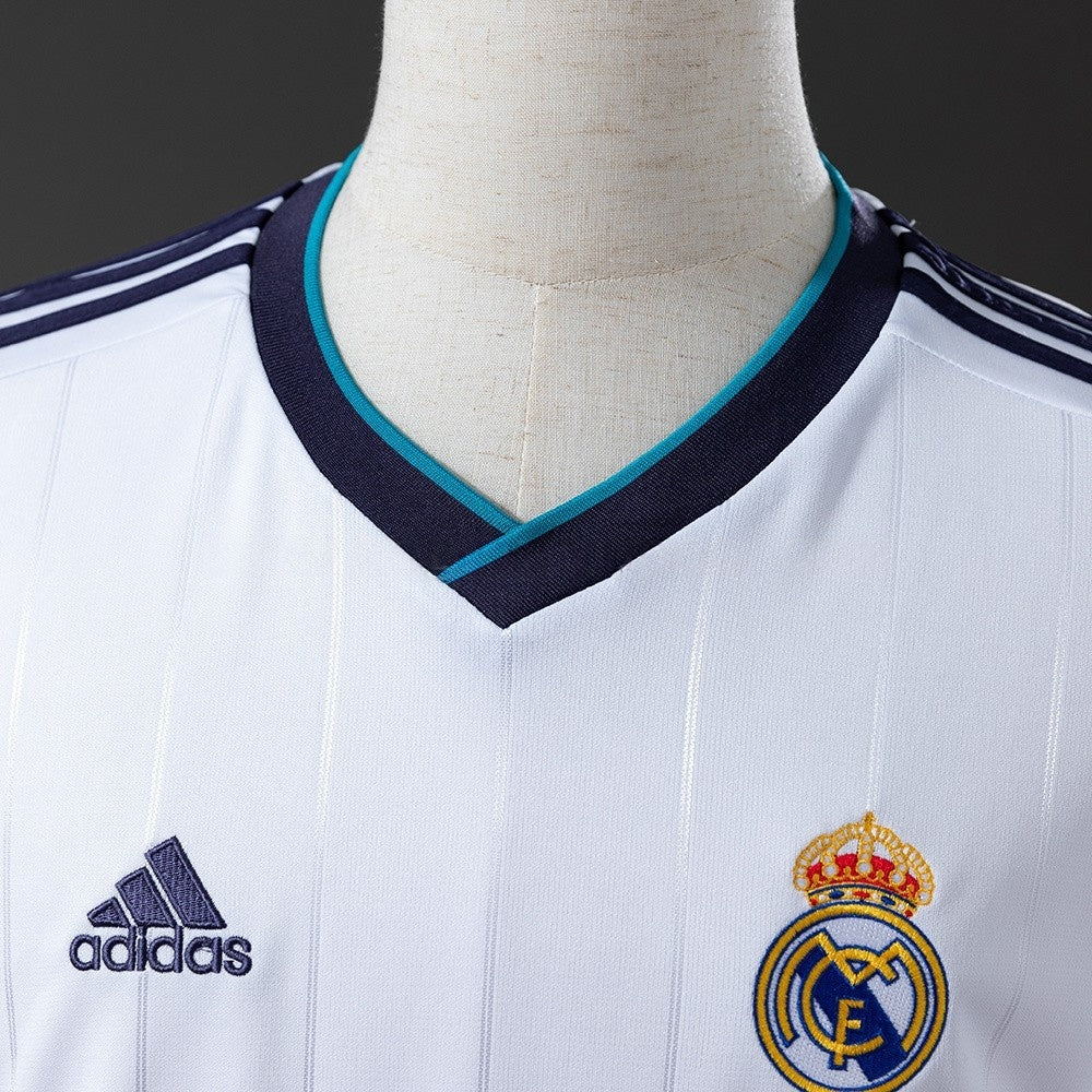 Real Madrid Jersey 2012-13 Home Retro Football Kit Long product image 7