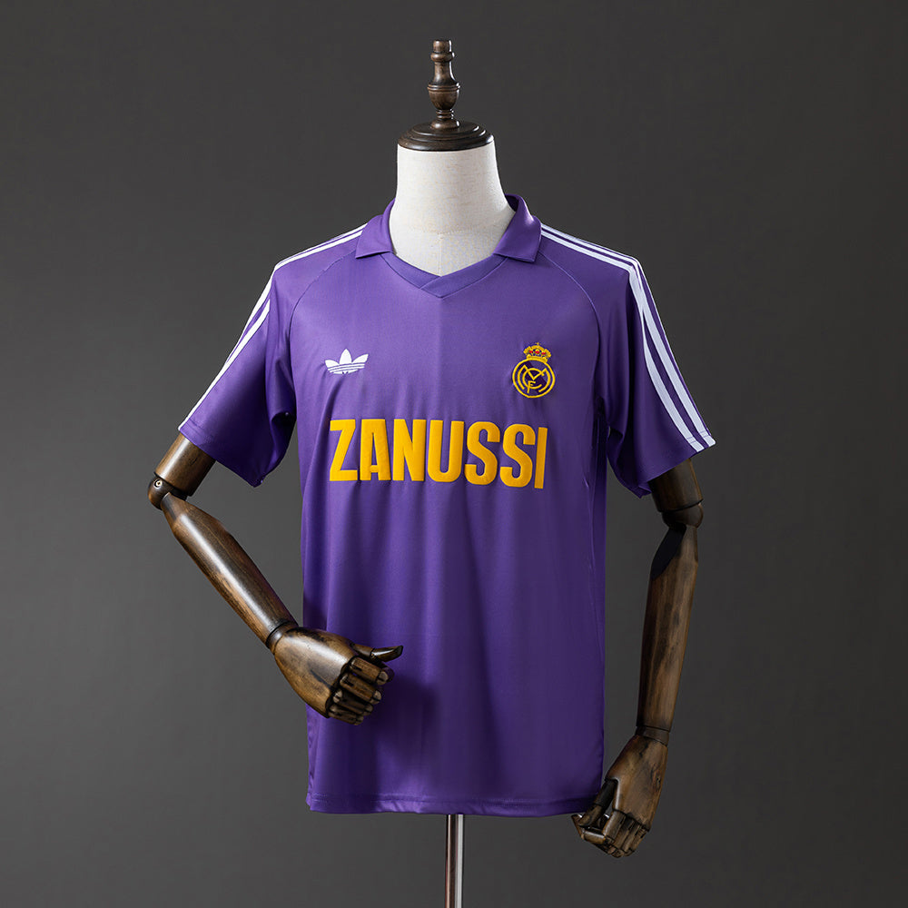 Real Madrid Jersey 1984-85 Away Retro Football Kit product image 1