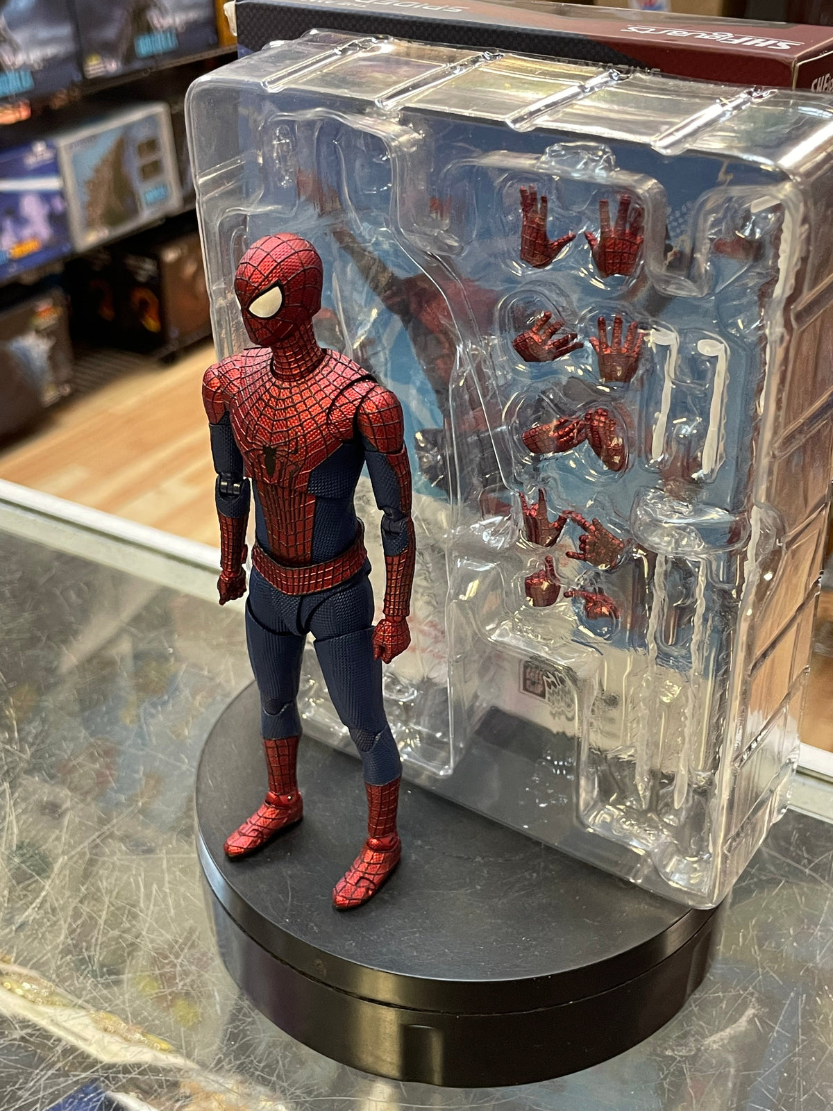 Andrew Garfield Spider-Man (Bandai Tamashii Nations, Marvel) COMPLETE product image 4, provided for visual reference and