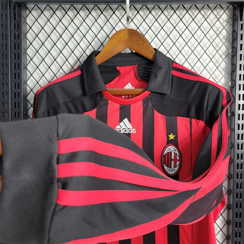 AC Milan Jersey Home kit 07/08 Long Sleeves retro Football product image 10