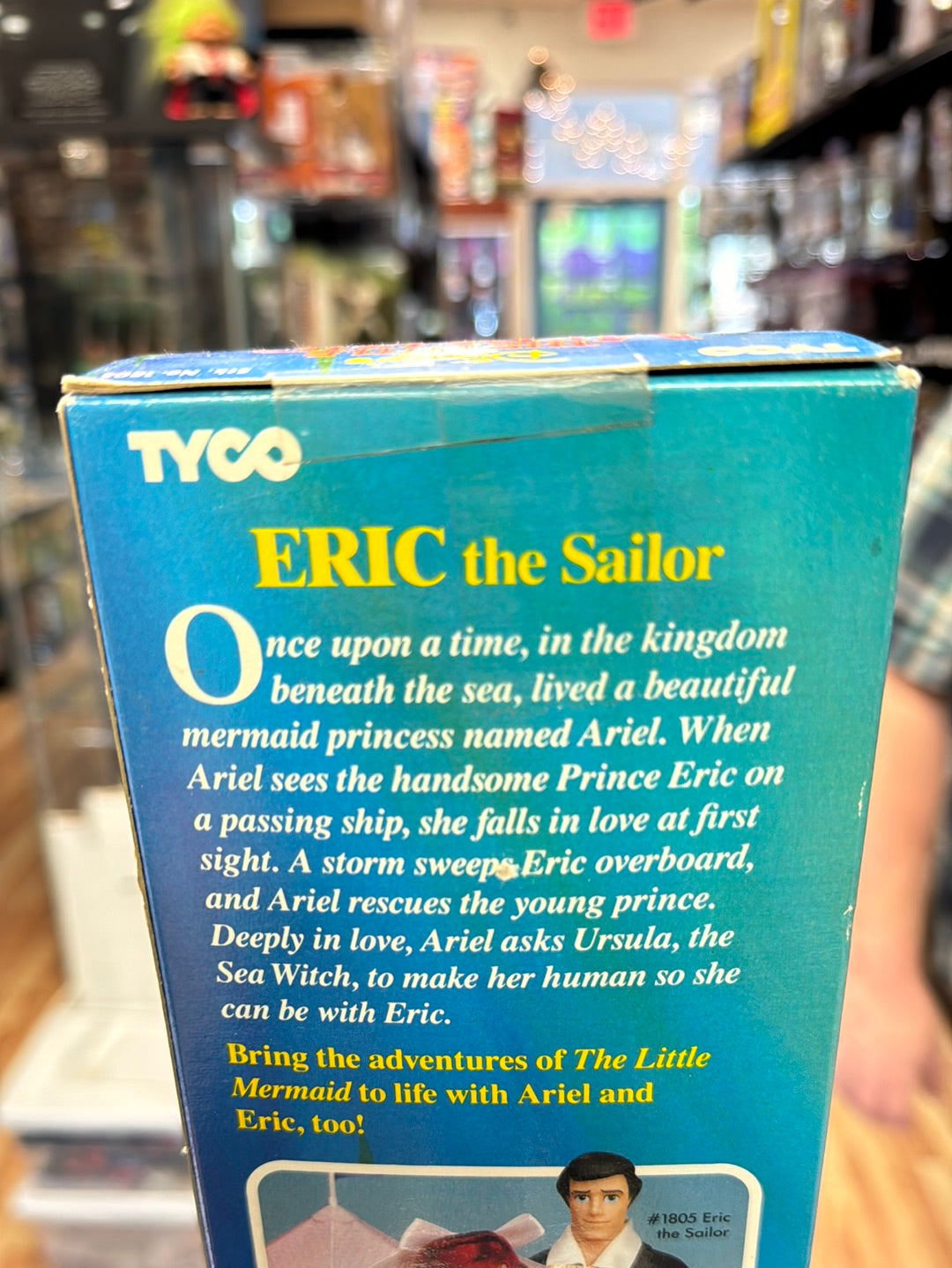 Eric the Sailor (Vintage Little Mermaid, TYCO) product image 7, provided for visual reference and product detail review