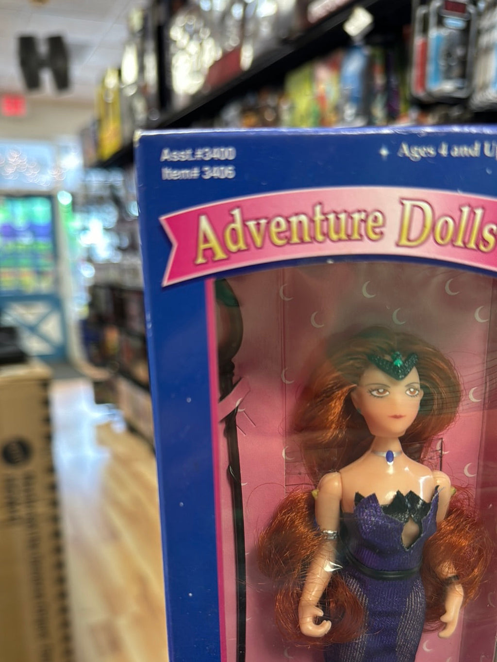 Queen Beryl Adventure Doll (Vintage Sailor Moon, Bandai) Sealed Box product image 2, provided for visual reference and