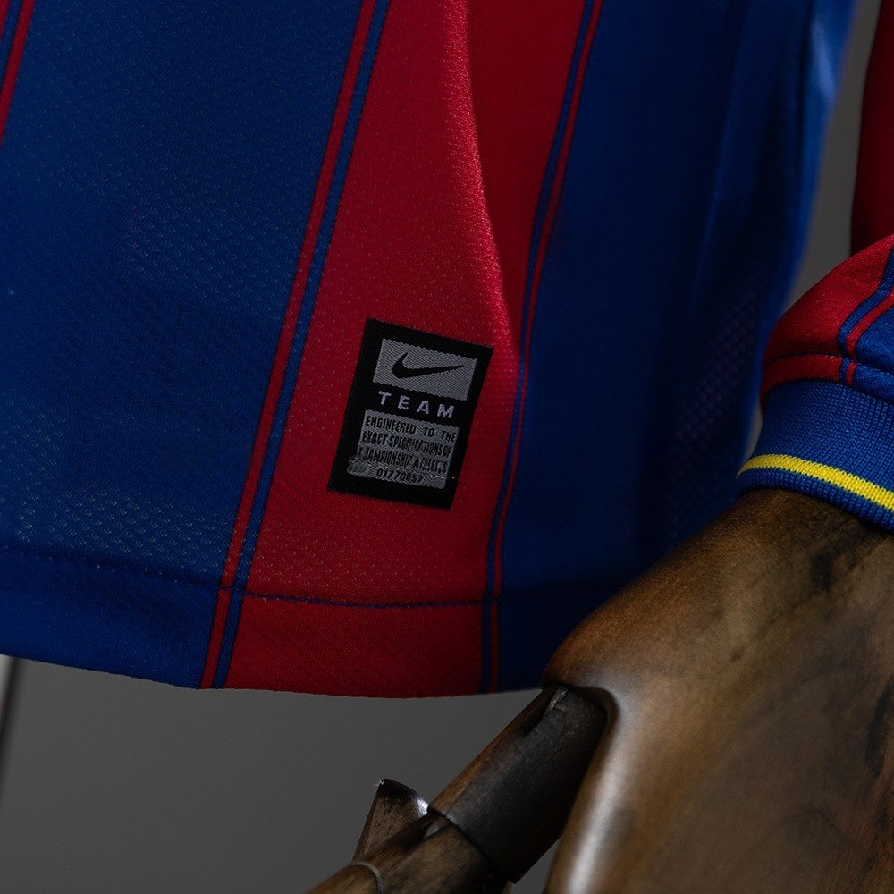 Barcelona Jersey 2009-10 Home Retro Kit Long Sleeves product image 3