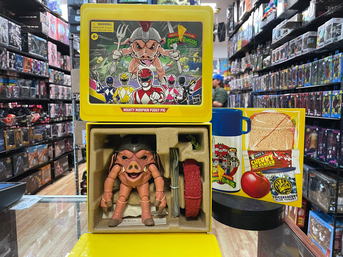 Pudgy Pig Lunch Box -Exclusive- (MMPR Lightning Collection, Hasbro) *NEW* product image 1, provided for visual reference and