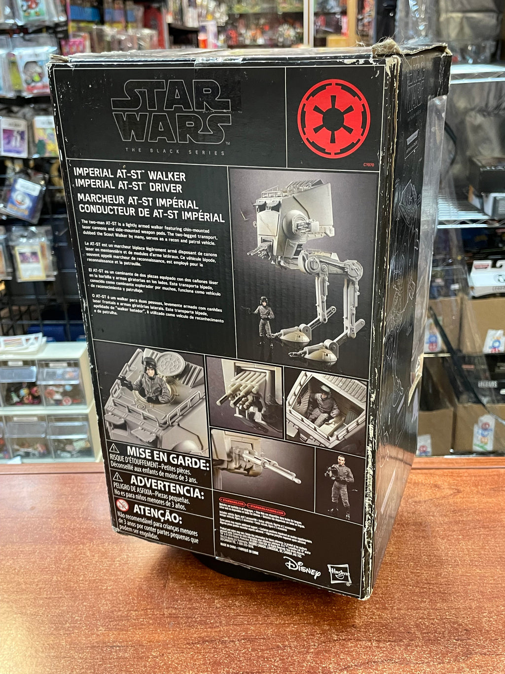 Imperial AT-ST Walker & Driver (Star Wars The Black Series, Hasbro) SEALED product image 3, provided for visual reference