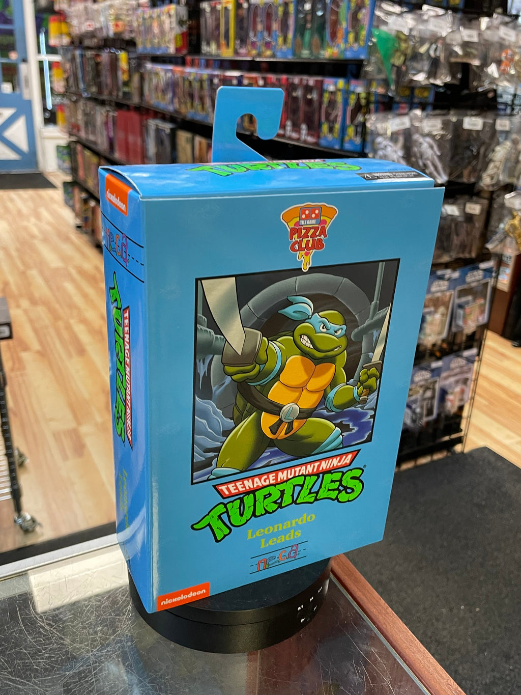 Pizza Club Leonardo Leads (Neca, TMNT) **SEALED** product image 7, provided for visual reference and product detail review
