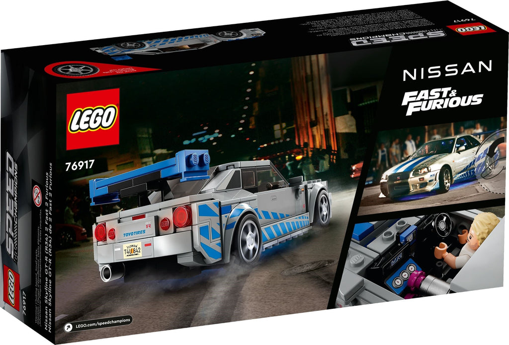 76917 LEGO 2 Fast 2 Furious Nissan Skyline GT-R (R34) product image 2, provided for visual reference and product detail