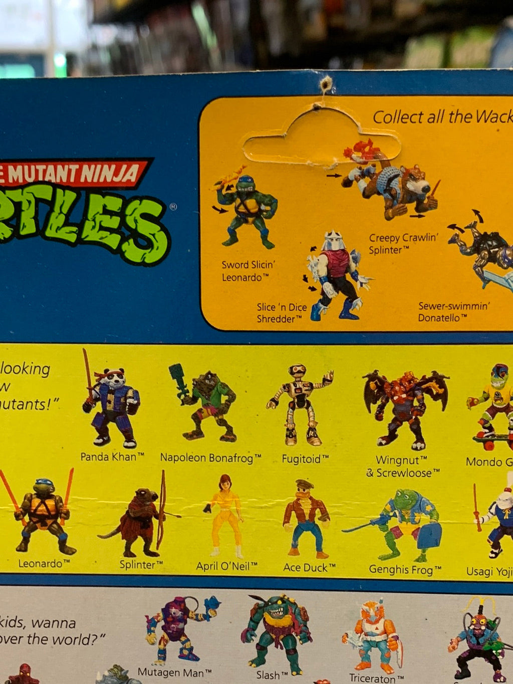 Napoleon Bonafrog 0090 (Vintage TMNT Ninja Turtles, Playmates) Sealed product image 8, provided for visual reference and