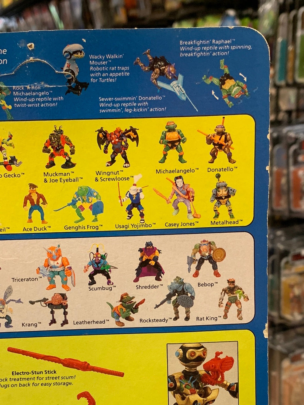 Fugitoid 24 Back 0089 (Vintage TMNT Ninja Turtles, Playmates) Sealed product image 11, provided for visual reference and