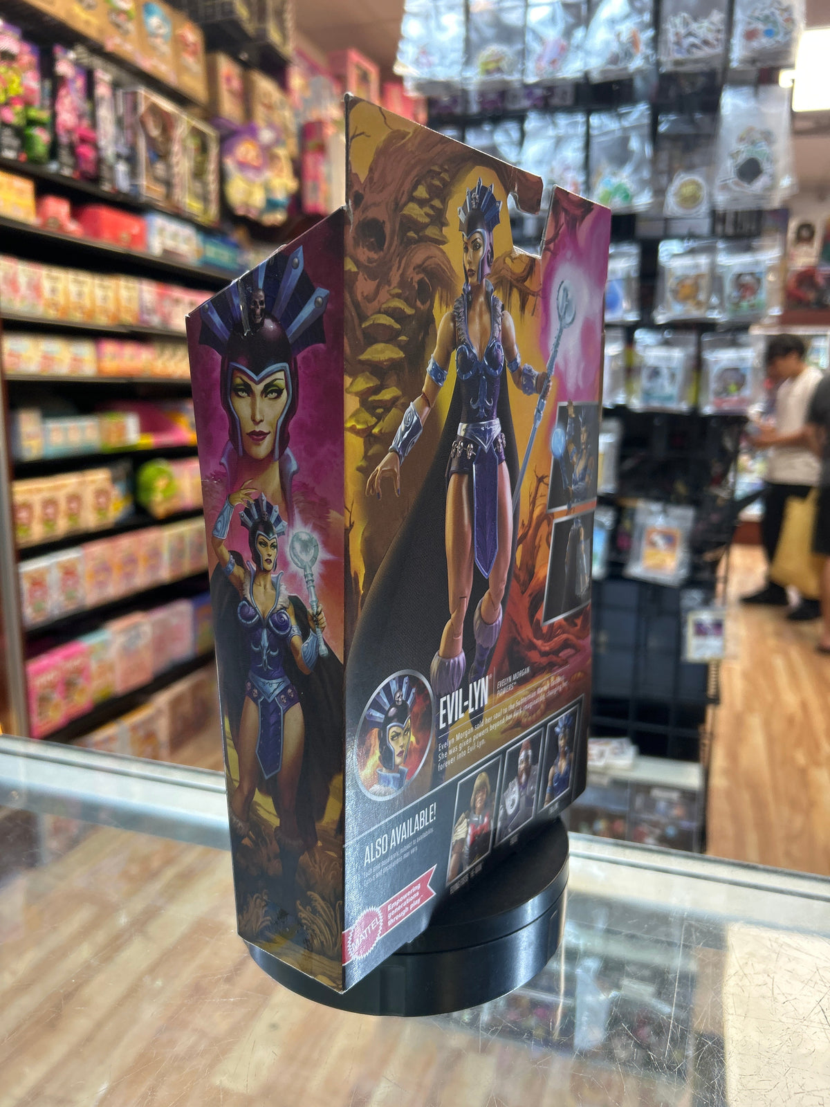 Evil-Lyn (MOTU New Eternia, Mattel) **SEALED** product image 5, provided for visual reference and product detail review