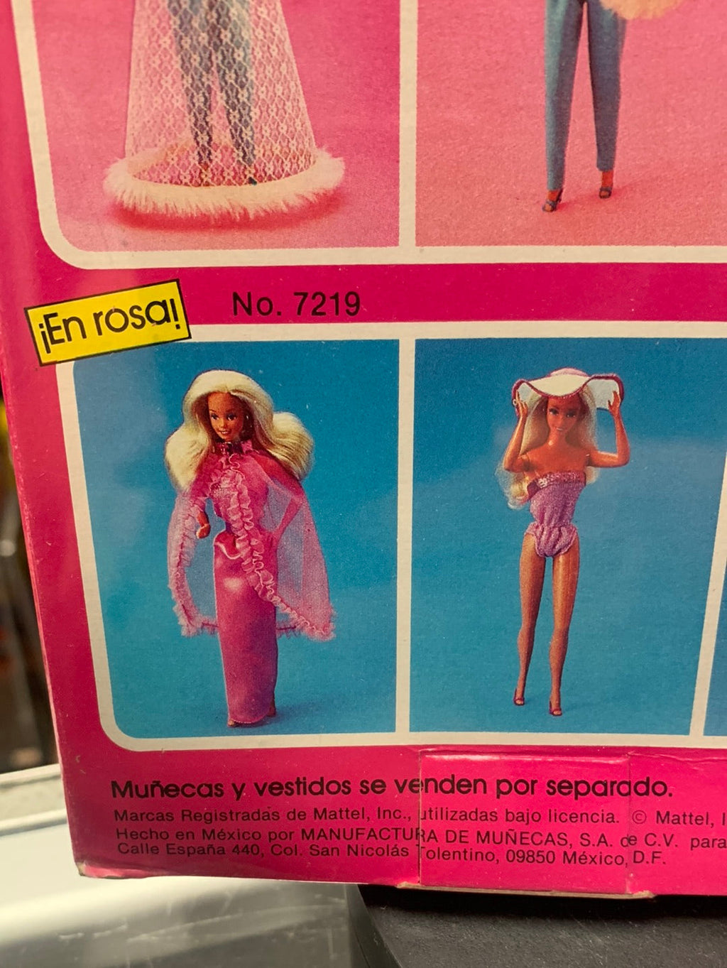 Mexico Deseños Colecciõn Reversible Cocktail 4822(Vintage Barbie, Mattel) product image 10, provided for visual reference