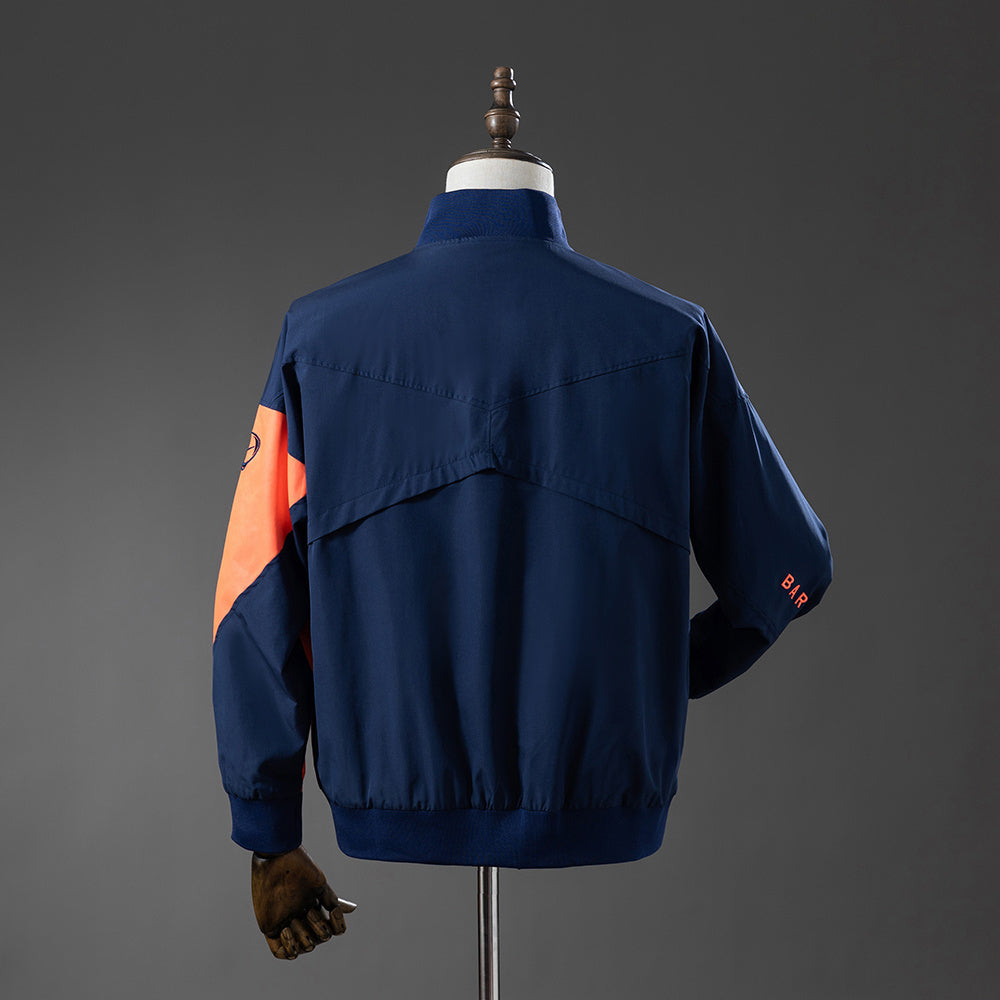 Barcelona Windbreaker 2025/26 Navy Blue & Orange Football product image 2