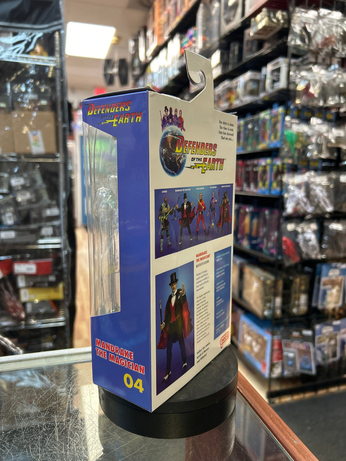 Mandrake the Magician (NECA, Defenders of the Earth) **SEALED** product image 5, provided for visual reference and product