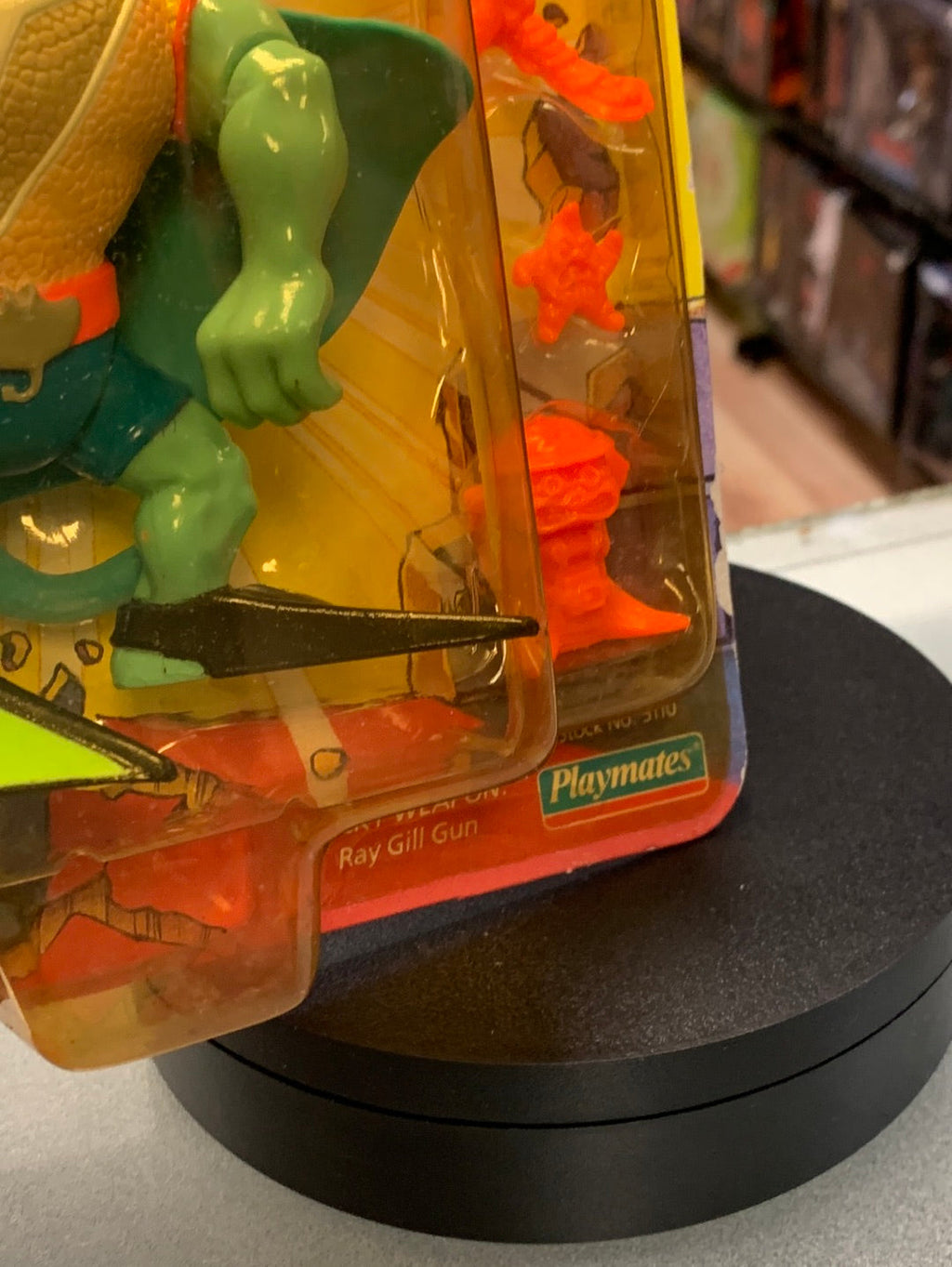 Ray Fillet 0143 (Vintage TMNT Ninja Turtles, Playmates) Sealed product image 10, provided for visual reference and product