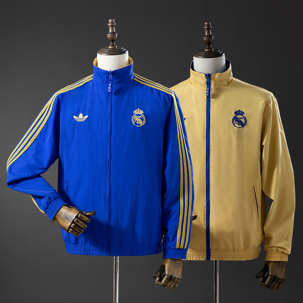 Real Madrid Windbreaker 2025/26 Reversible Football Soccer product image 1