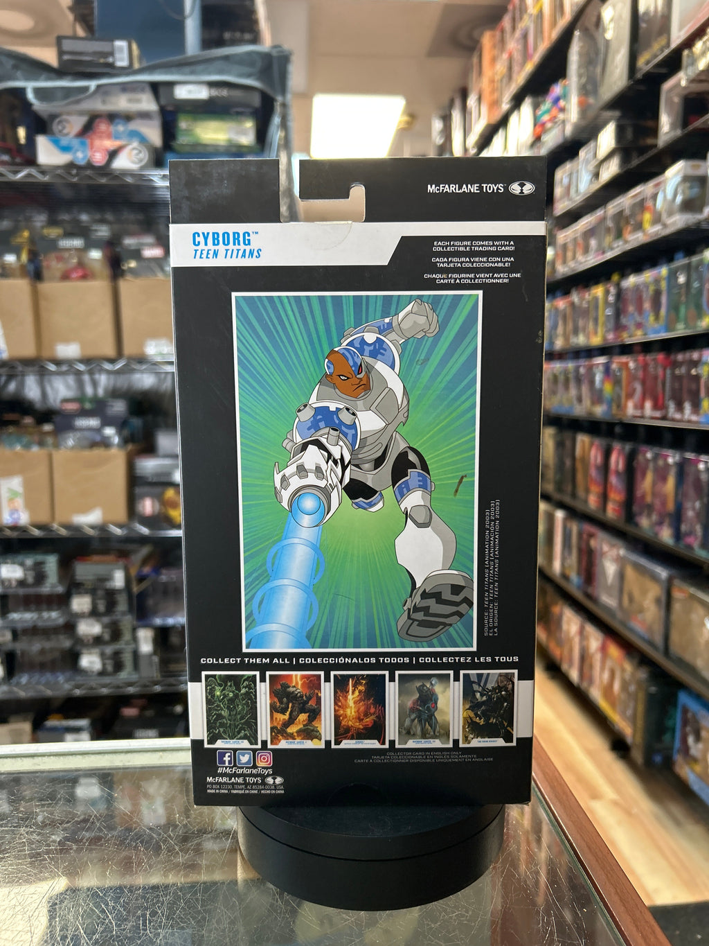 Teen Titans Cyborg (DC Multiverse, McFarlane) **SEALED** product image 4, provided for visual reference and product detail