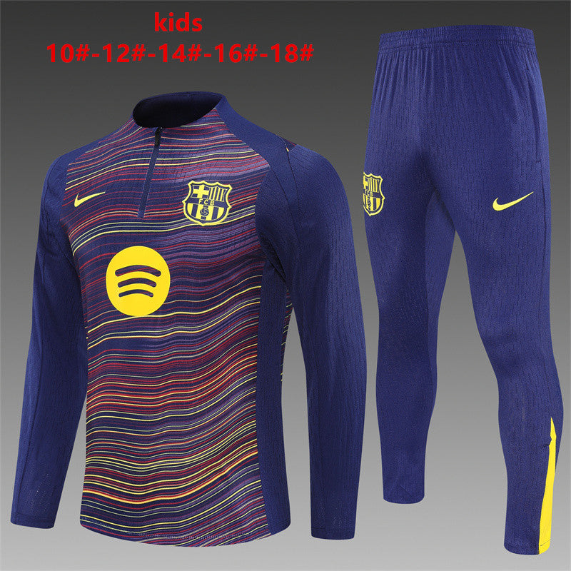Kids Barcelona Training Tracksuits 25/26 Football Kit product image 1