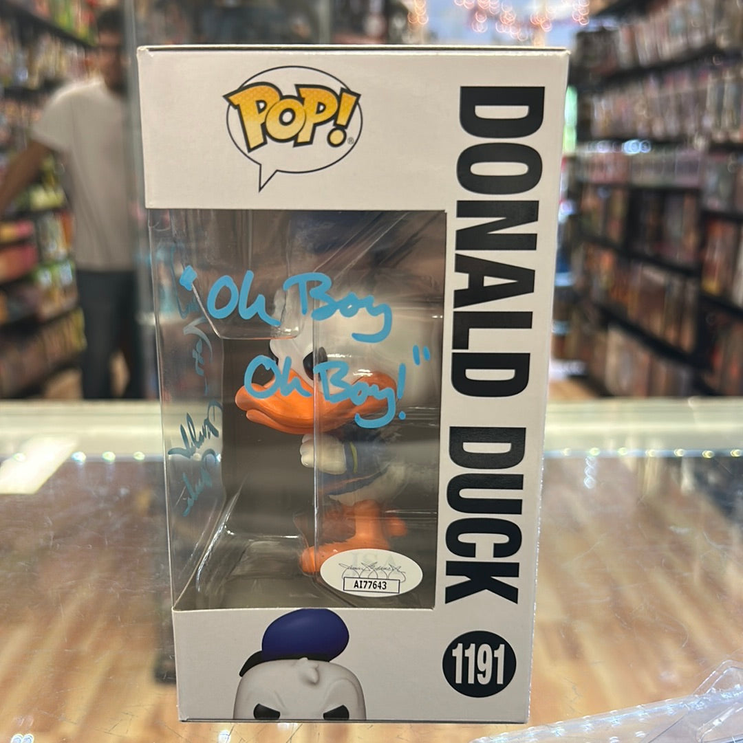Donald Duck signed by Daniel Ross (Funko, Disney) *JSA* product image 5, provided for visual reference and product detail