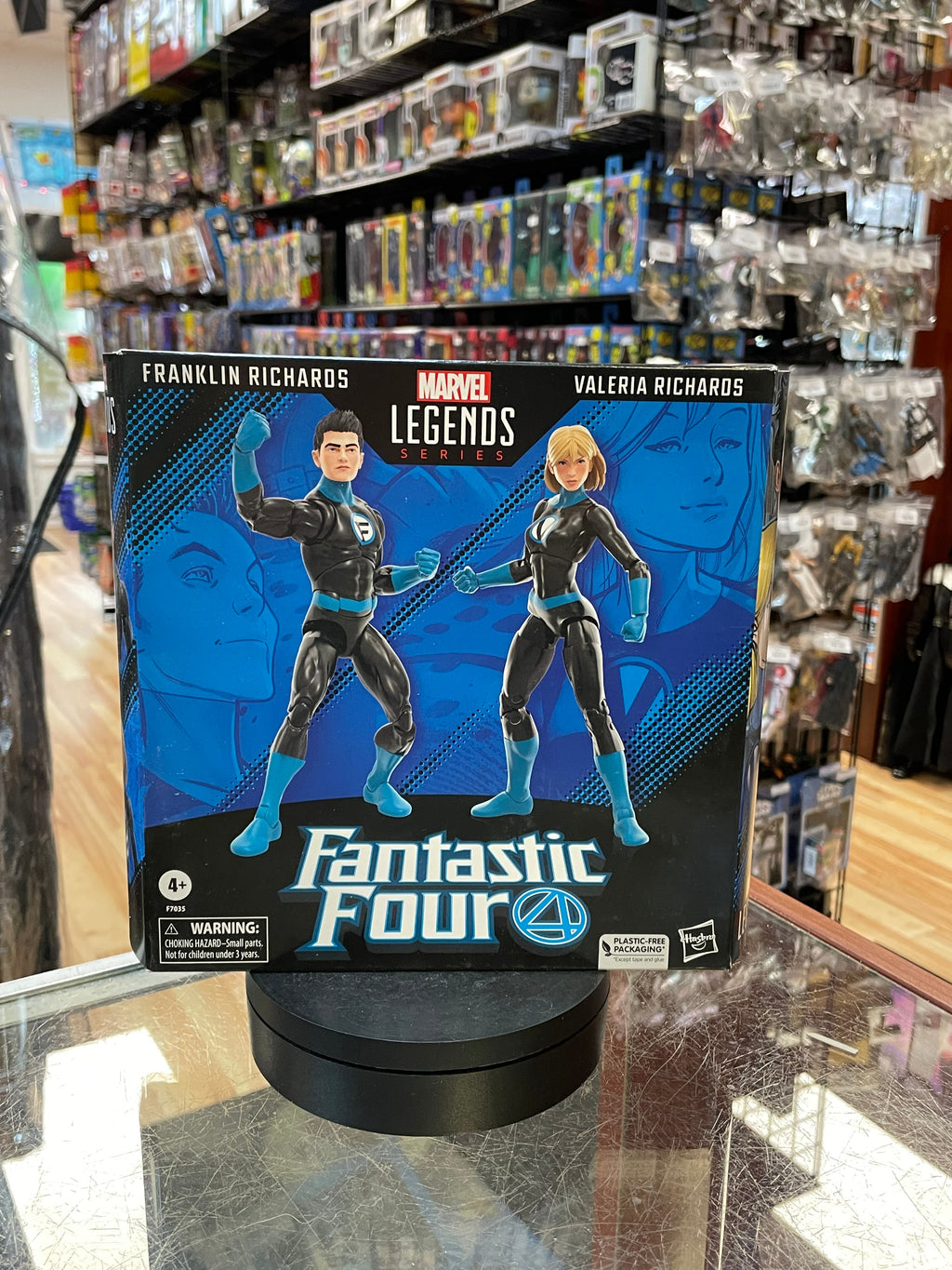Franklin & Valeria Richards -FF4- (Marvel Legends, Hasbro) **SEALED** product image 1, provided for visual reference and