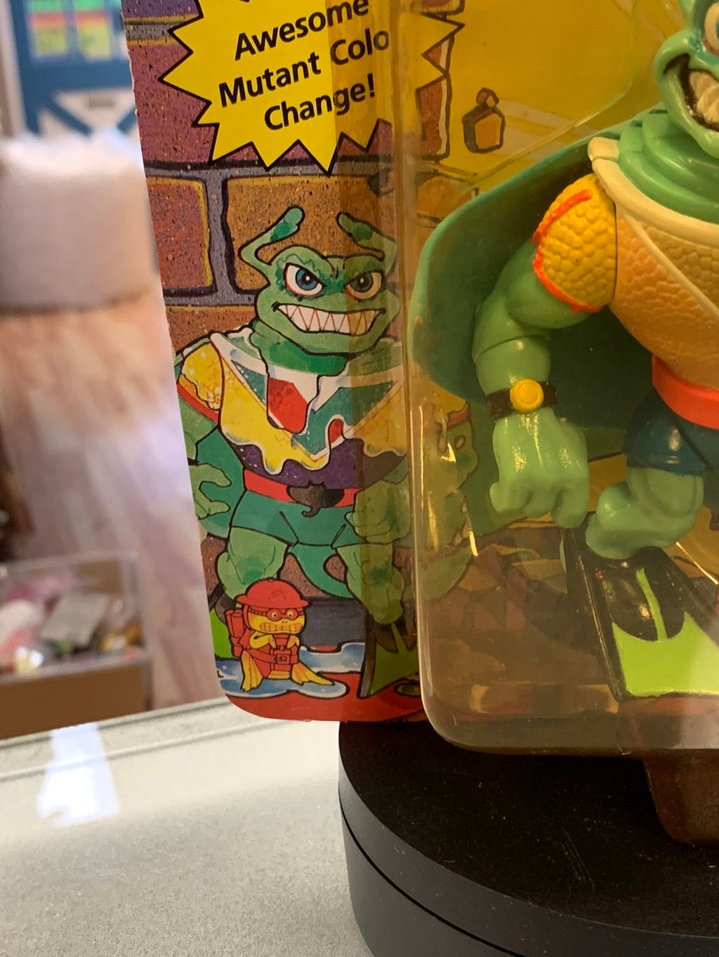 Ray Fillet 0143 (Vintage TMNT Ninja Turtles, Playmates) Sealed product image 7, provided for visual reference and product