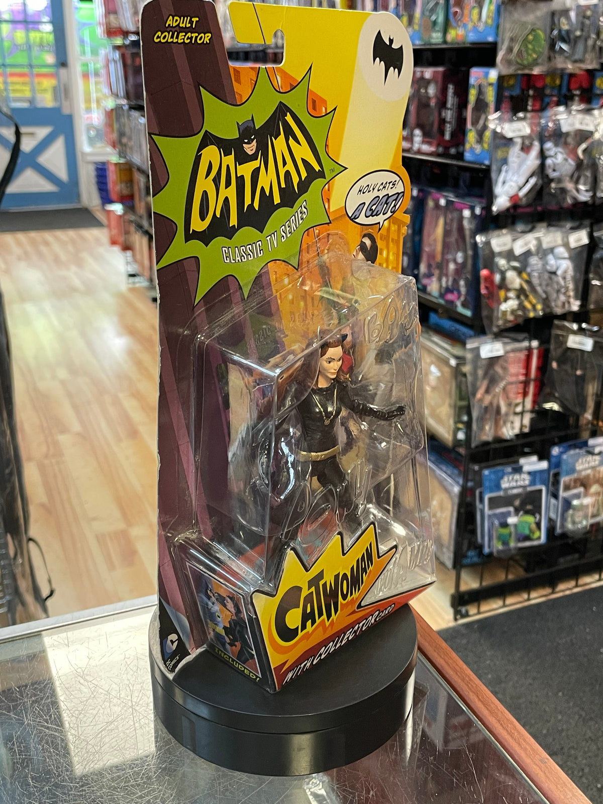 Catwoman With Collector Card (Batman Classic Series, DC Mattel) NEW/OPEN product image 7, provided for visual reference and