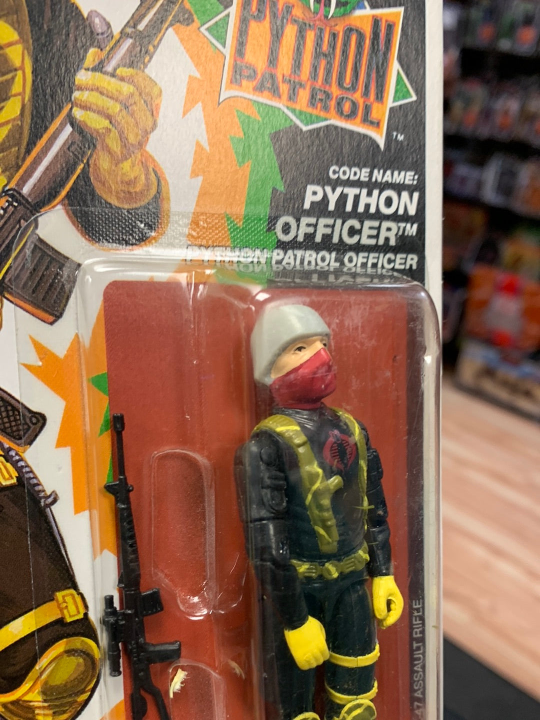 Python Patrol Python Patrol Officer (Vintage GI Joe, Hasbro) Sealed product image 11, provided for visual reference and