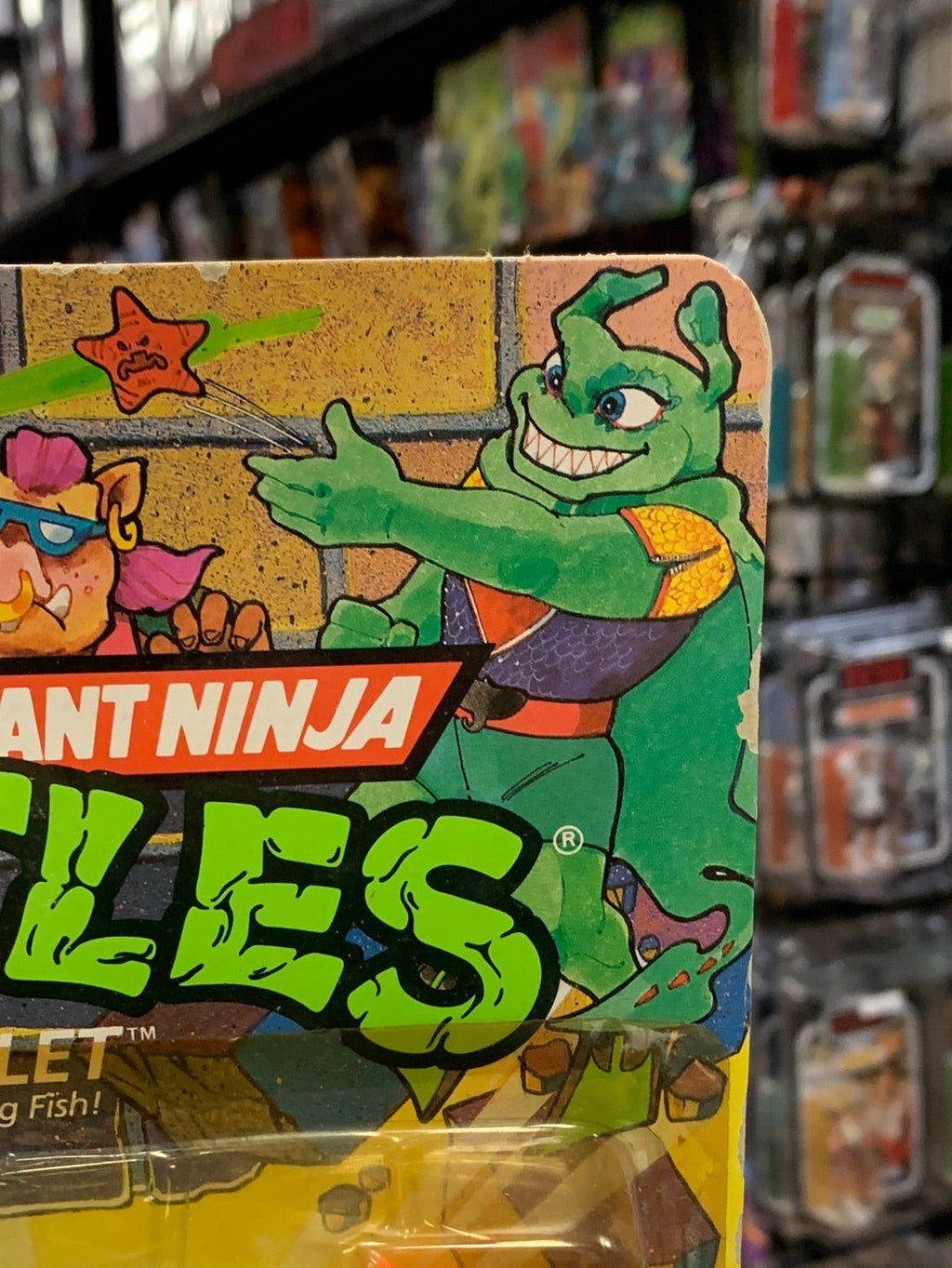 Ray Fillet 0143 (Vintage TMNT Ninja Turtles, Playmates) Sealed product image 4, provided for visual reference and product
