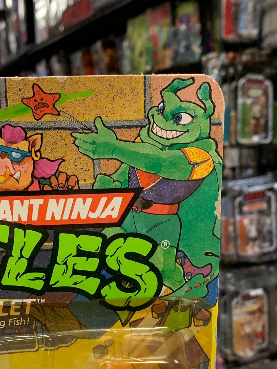 Ray Fillet 0143 (Vintage TMNT Ninja Turtles, Playmates) Sealed product image 4, provided for visual reference and product