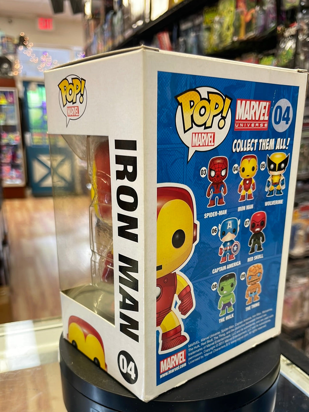 Iron Man 04 Large Font (Funko Pop! Marvel Universe) product image 3, provided for visual reference and product detail review