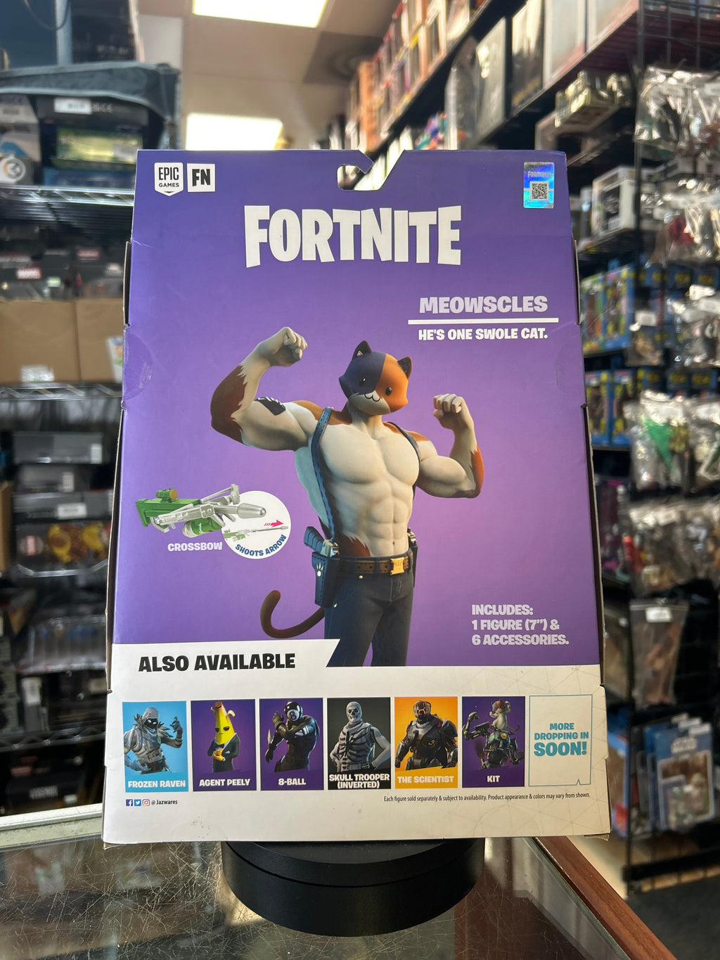 Meowscles -Legendary Brawlers- (Fortnite, Jazwares) **SEALED** product image 4, provided for visual reference and product