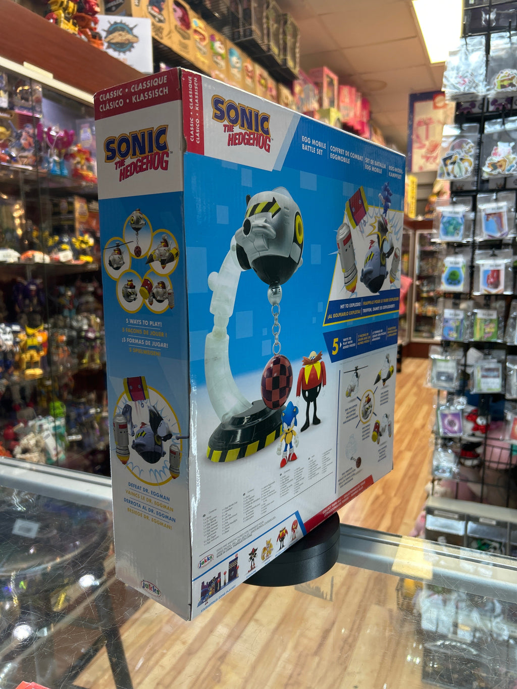 Egg Mobile Battle Set (Sonic The Hedgehog, Jakks Pacific) **SEALED** product image 5, provided for visual reference and