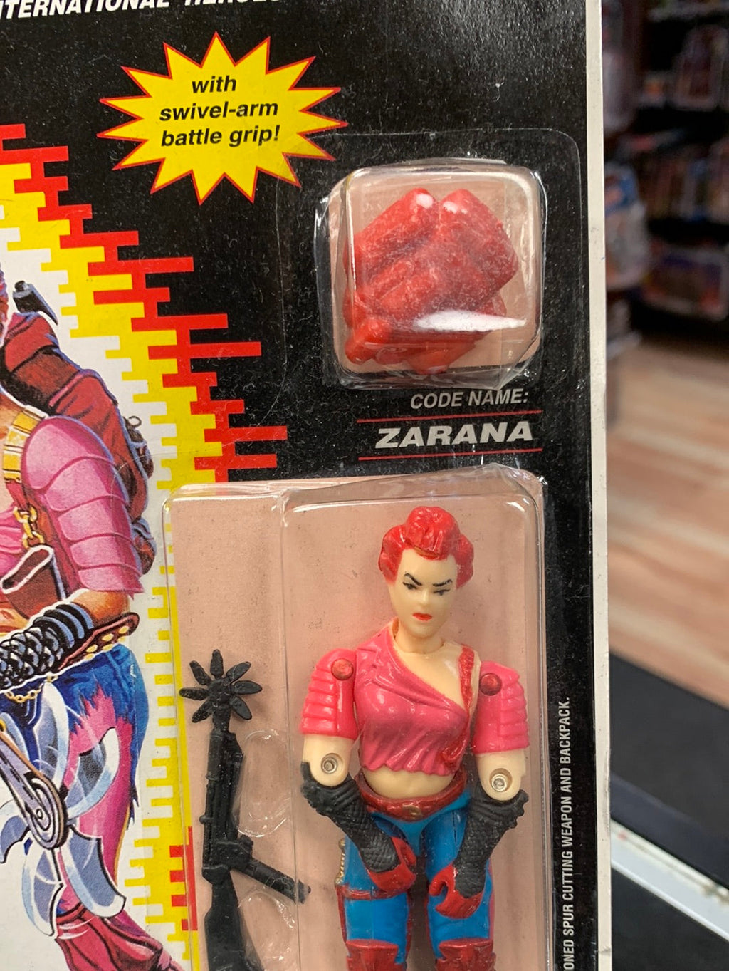 Zarana (Vintage GI Joe, FunSkool India) Sealed product image 4, provided for visual reference and product detail review