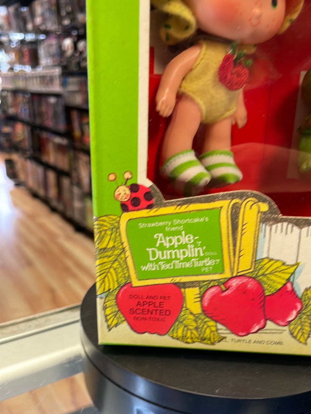 Apple Dumplin with Tea Time Turtle (Vintage Strawberry Shortcake, Kenner) Sealed product image 5, provided for visual