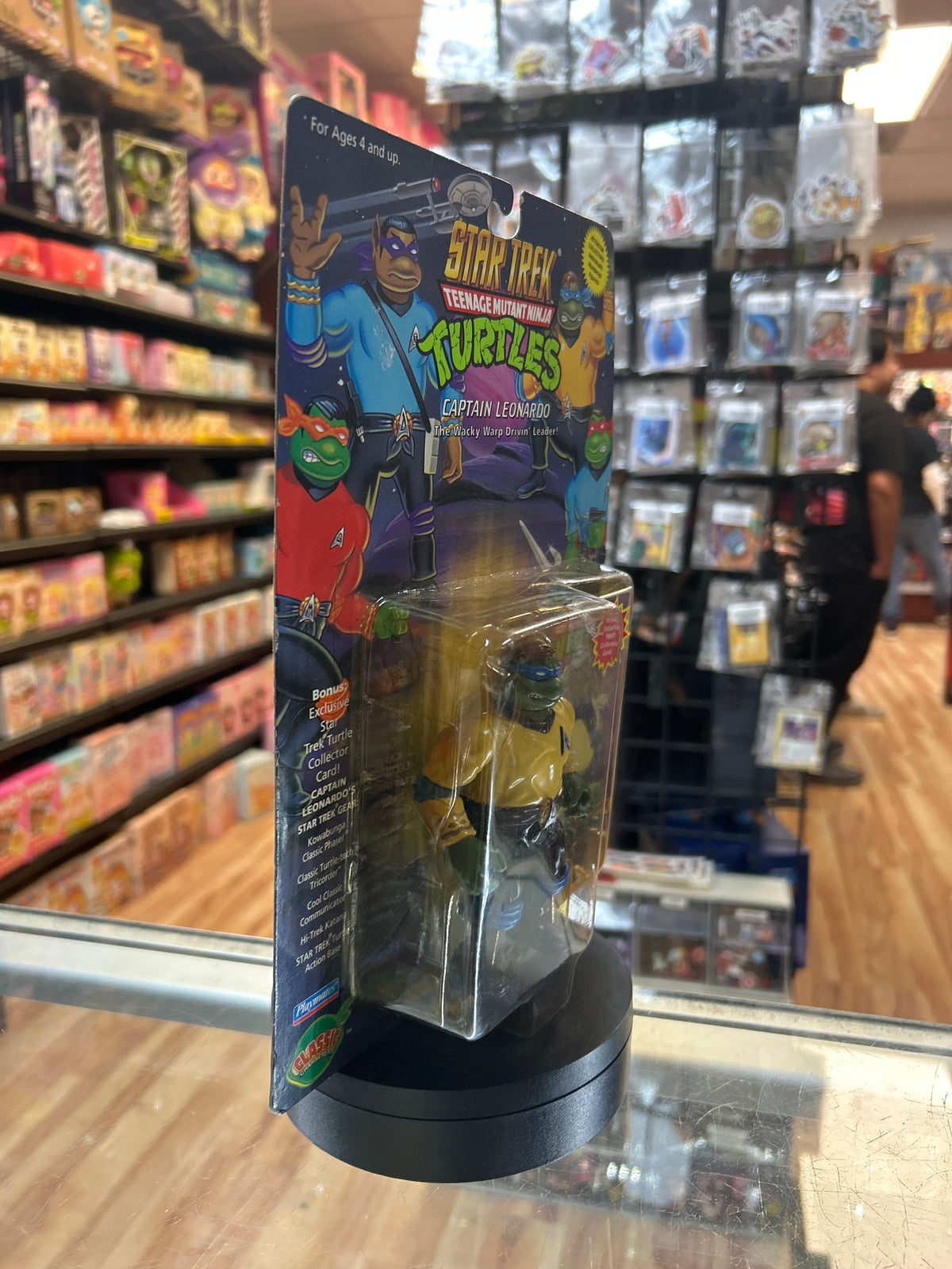 Captain Leonardo 2570 (Vintage TMNT Ninja Turtles, Playmates) **SEALED** product image 2, provided for visual reference and