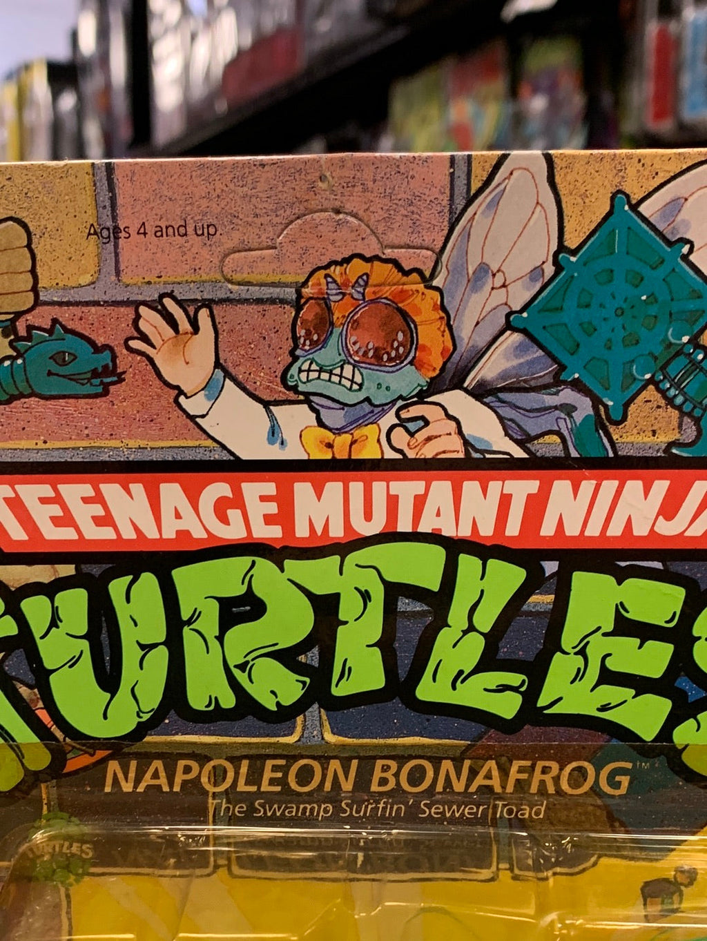 Napoleon Bonafrog 0090 (Vintage TMNT Ninja Turtles, Playmates) Sealed product image 6, provided for visual reference and